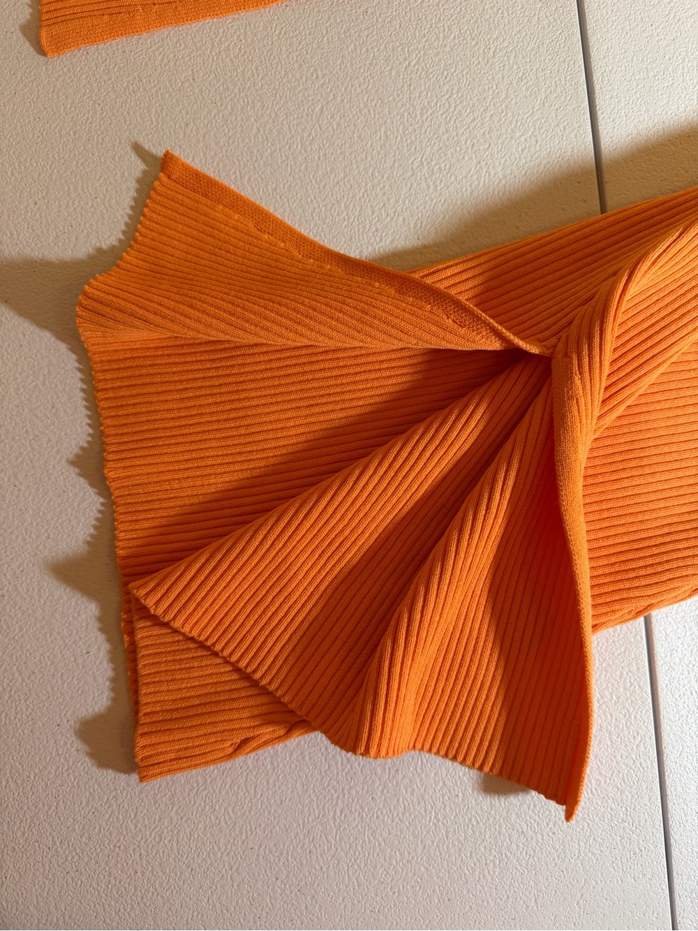 Royalty by Maluma Size Medium High-Rise Split-Slit Flare Pants in Orange - Picture 12 of 16